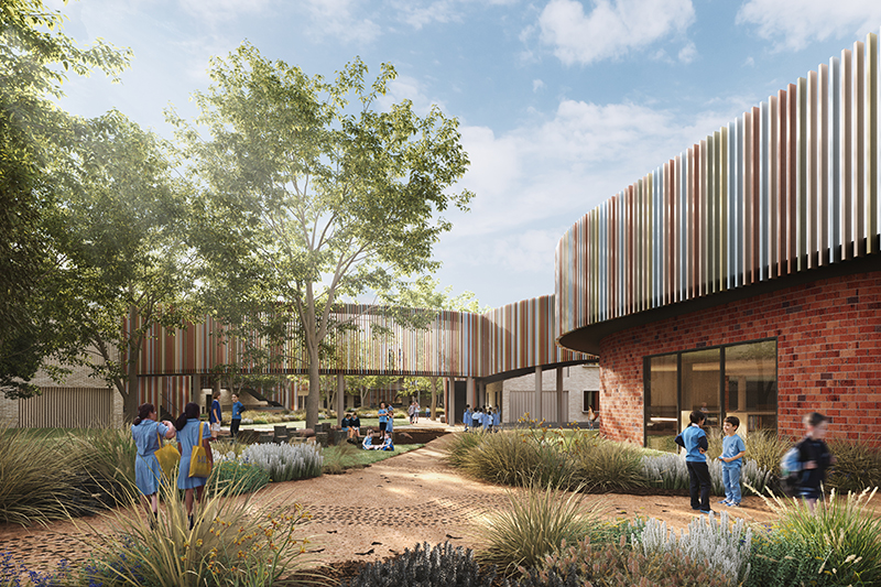 Decorative image related to the Garran Primary School expansion and modernisation project
